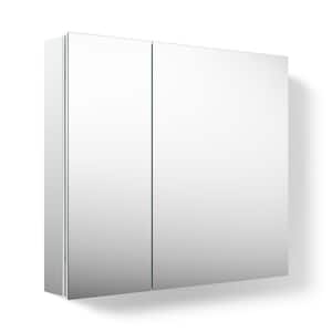 Embark 30 in. W x 26 in. H Rectangular Recessed/Surface Mount Medicine Cabinet with Mirror