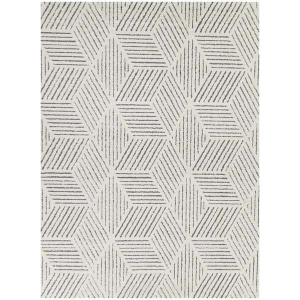 BALTA Casimir Cream 8 ft. x 10 ft. Geometric Area Rug