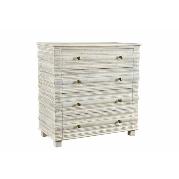 HomeRoots Danielle White Wash 7-Drawers 60 in. Dresser