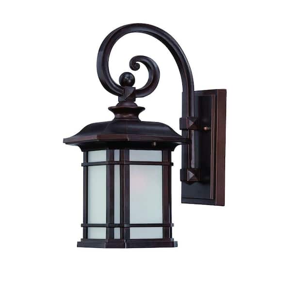 Acclaim Lighting Somerset Collection 1-Light Architectural Bronze Outdoor Wall Lantern Sconce