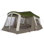 Klondike 8-Person 3-Season Screen Room Camping Tent in Green