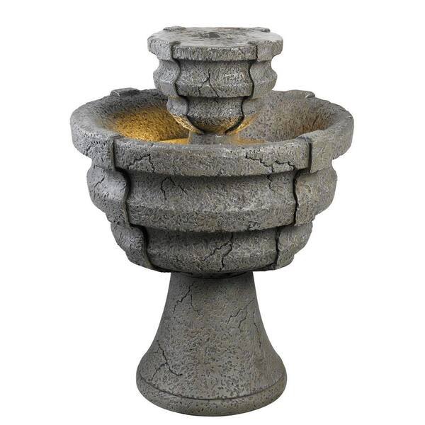 Kenroy Home Lucca Lighted Outdoor 31 in. Fountain-DISCONTINUED