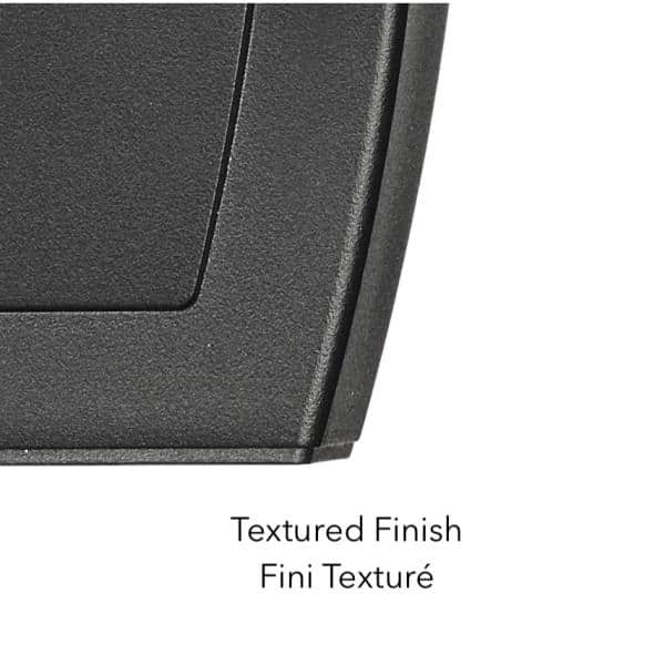 Black Medium Locking Wall Mount Plastic Mailbox
