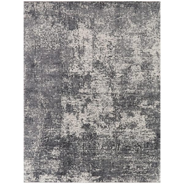 BALTA Lucien Grey 5 ft. x 7 ft. Abstract Area Rug