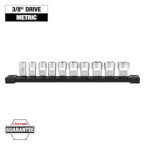 GEARWRENCH 1/4 in. and 3/8 in. Drive 6-Point 10 mm Socket Set (10