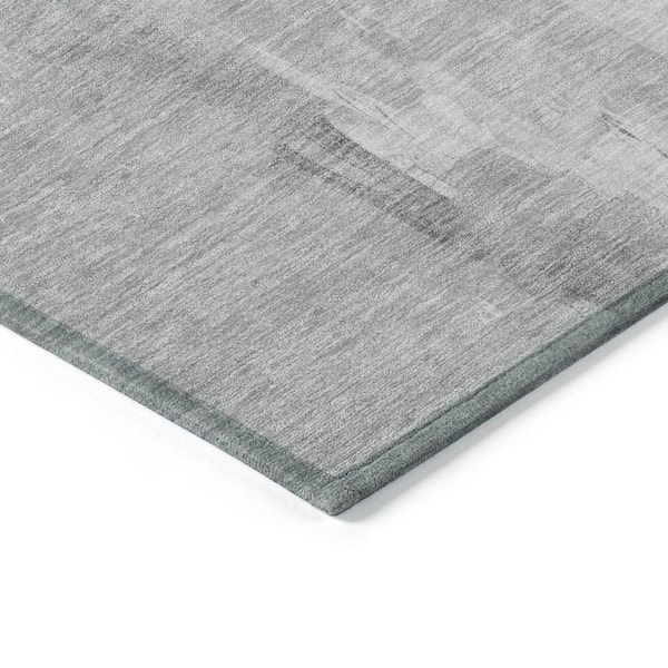 Chantille Machine Washable Indoor/Outdoor Abstract ACN1844 Gray 2 ft. x 3 ft. Accent Rug