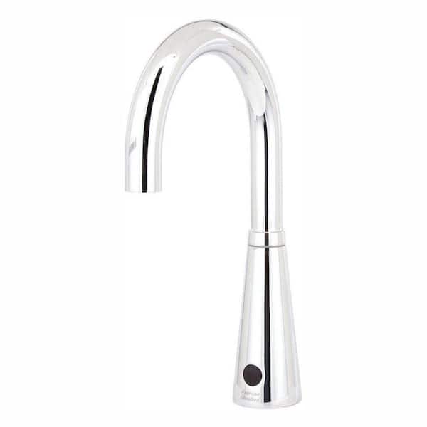 American Standard Selectronic DC Powered Single Hole Touchless Bathroom Faucet with 6 in. Gooseneck Spout 1.5 GPM in Polished Chrome