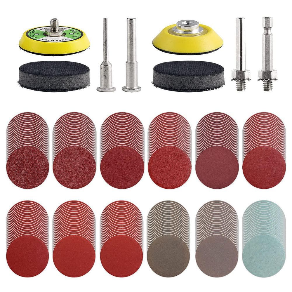 240pcs 2 Inch Sanding Discs Variety Kit for Drill Grinder Rotary Tools 80-3000 Grit Pads with Backer Plate price history on PriceWatchPro