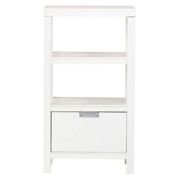 Home Decorators Collection Parsons 20 in. W Storage Shelf in White