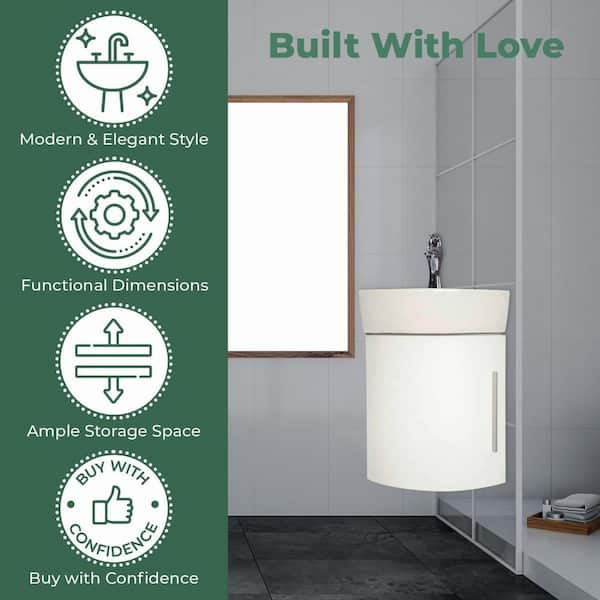 Small Corner Bathroom Cabinet Vanity With Sink Floating Vanity Bathroom Narrow Depth Vanities Small Corner Bathroom Cabinet Vanity With Sink Floating Vanity Bathroom Narrow Depth Vanities