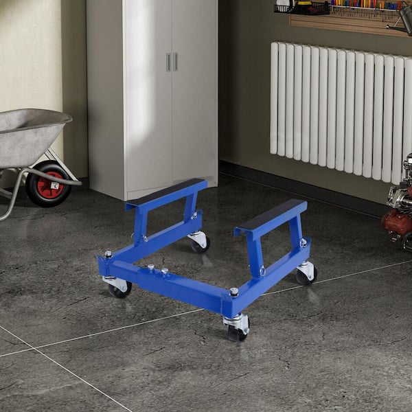 Tatayosi 1500 lbs. ATV Motorcycle Engine Cradle Dolly, Blue P-DJ