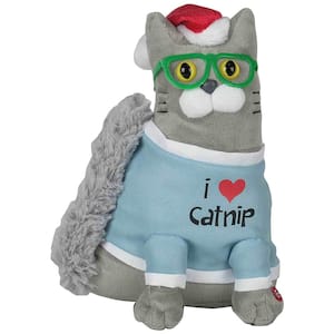 9.45. in. Animated Epic Christmas Catnip Kitties