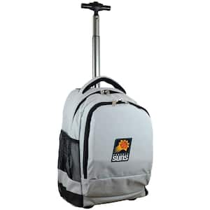 NBA Phoenix Suns 19 in. Gray Wheeled Premium Backpack