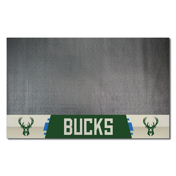 FANMATS NBA Milwaukee Bucks 26 in. x 42 in. Grill Mat