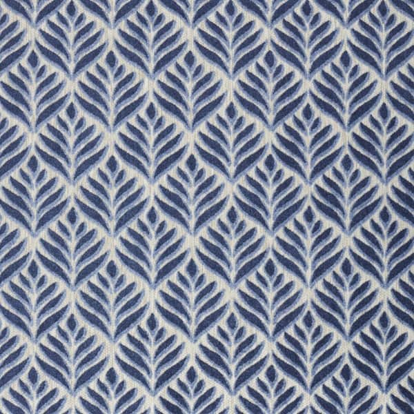 Blue 7 ft. x 10 ft. Woven Polypropylene Rectangle Indoor/Outdoor Area Rug