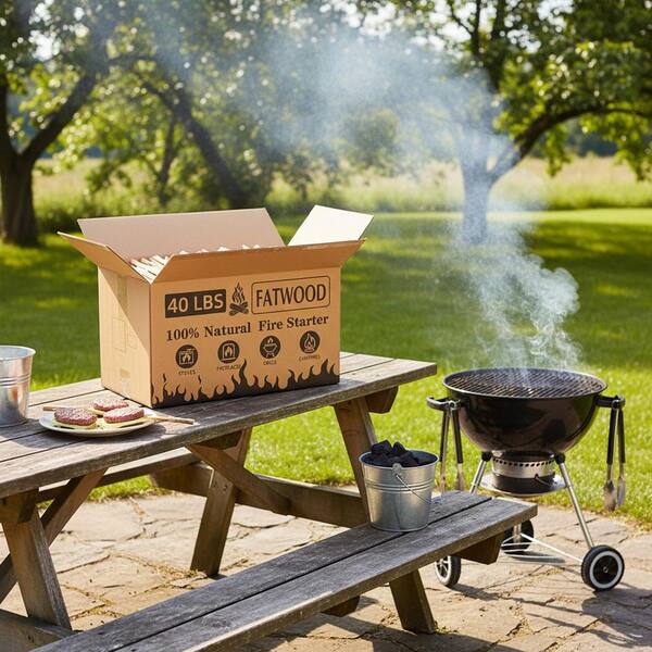 thumbnail image 2 of Aazon.co : GOATWOOD, All-Aerican Fatwood Firestarter Sticks 2 Lb Box 2 of 10