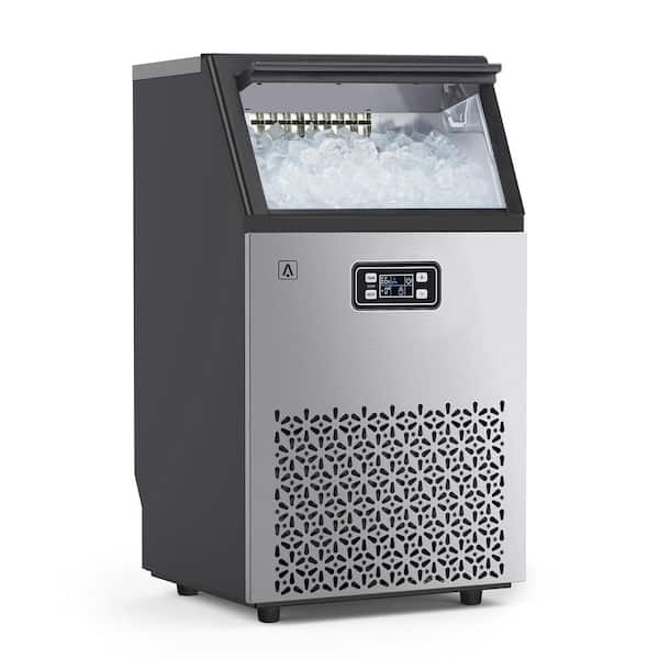 Garvee 17.64 in. Full Size Cubes 150 lbs. Freestanding Commercial Clear ...