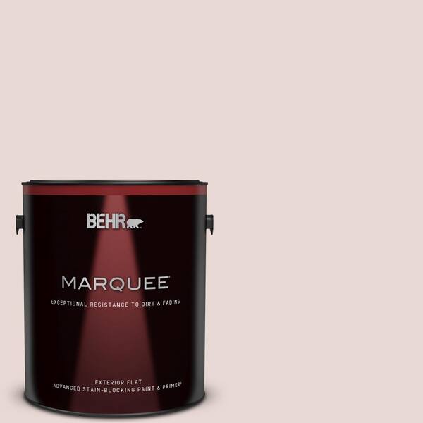 BEHR MARQUEE 1 gal. #PPU17-07 Vienna Lace Flat Exterior Paint & Primer