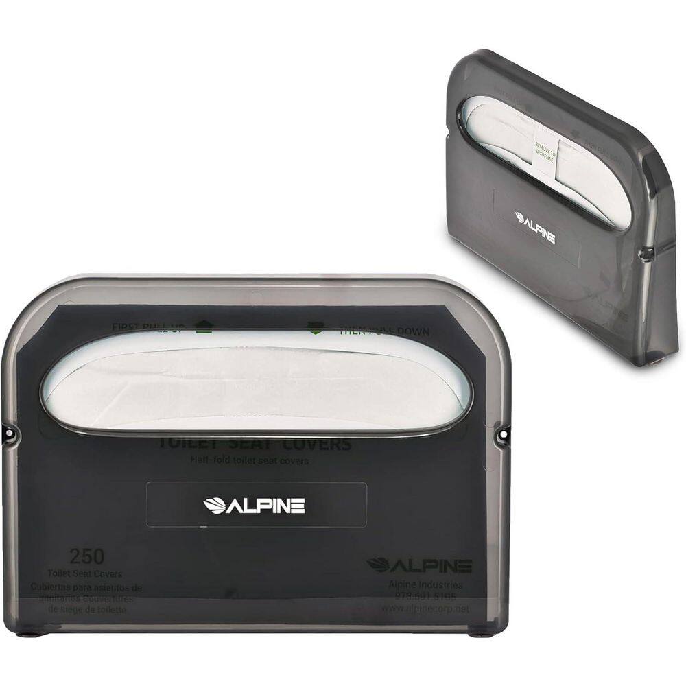 Black Wall Mount Half-Fold Plastic Toilet Seat Cover Dispenser (10-Pack) price history on PriceWatchPro