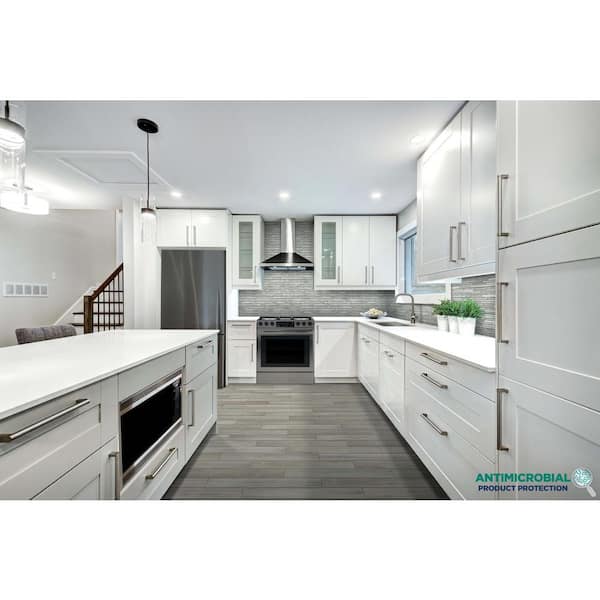 EpicClean Sequoia Forest Smoke Matte 6 in. x 36 in. Color Body Porcelain Floor and Wall Tile (12.78 sq. ft./Case)