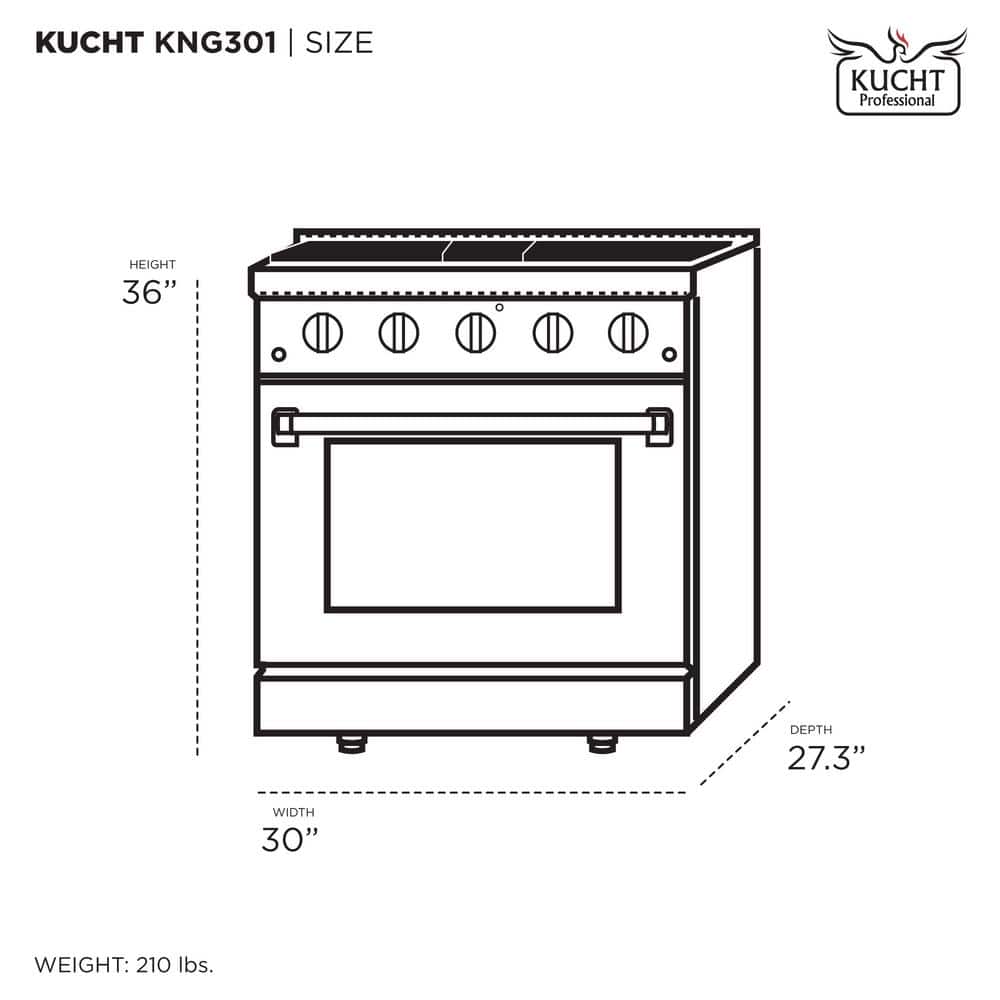 30-inch Cement Gray Stainless Steel Dual-Fuel Convection Range