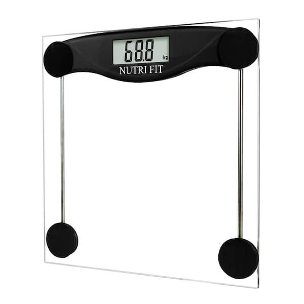 Aoibox Digital Bathroom Scale with Step on Technology in Carbon Black