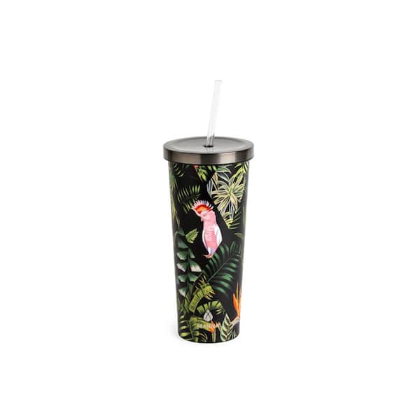 Margaritaville 26oz. Tumbler Cup w/ Lid CHILL Tropical Island Sunrise  Insulated