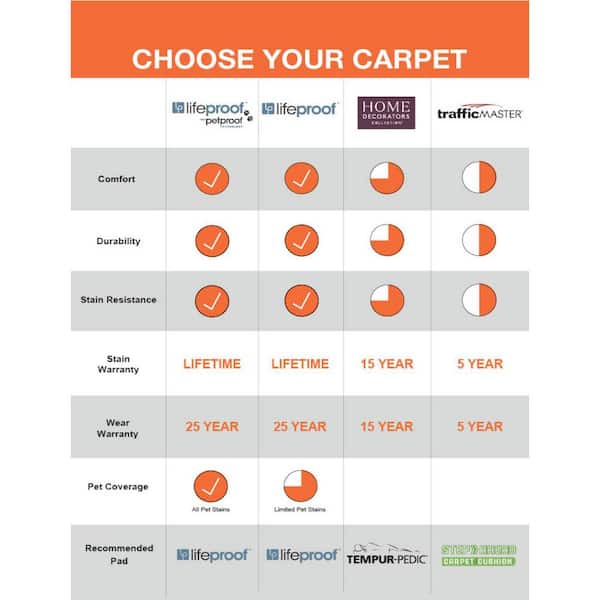 Home Decorators Collection Star of the Show Creamy Coconut Beige 37 oz. Polyester Pattern Carpet - Installation Required