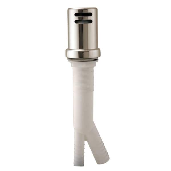 Westbrass 1-3/4 in. Air Gap Kit with Skirted Brass Cap in Polished Nickel