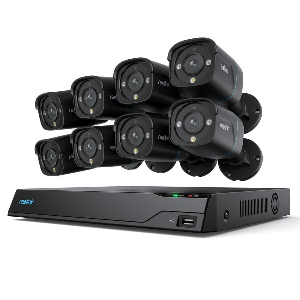 防犯カメラ Japan security system NVR PF-RW1016 REOLINK 16-Channel NVR System with 4 x 8MP Bullet PoE Camera