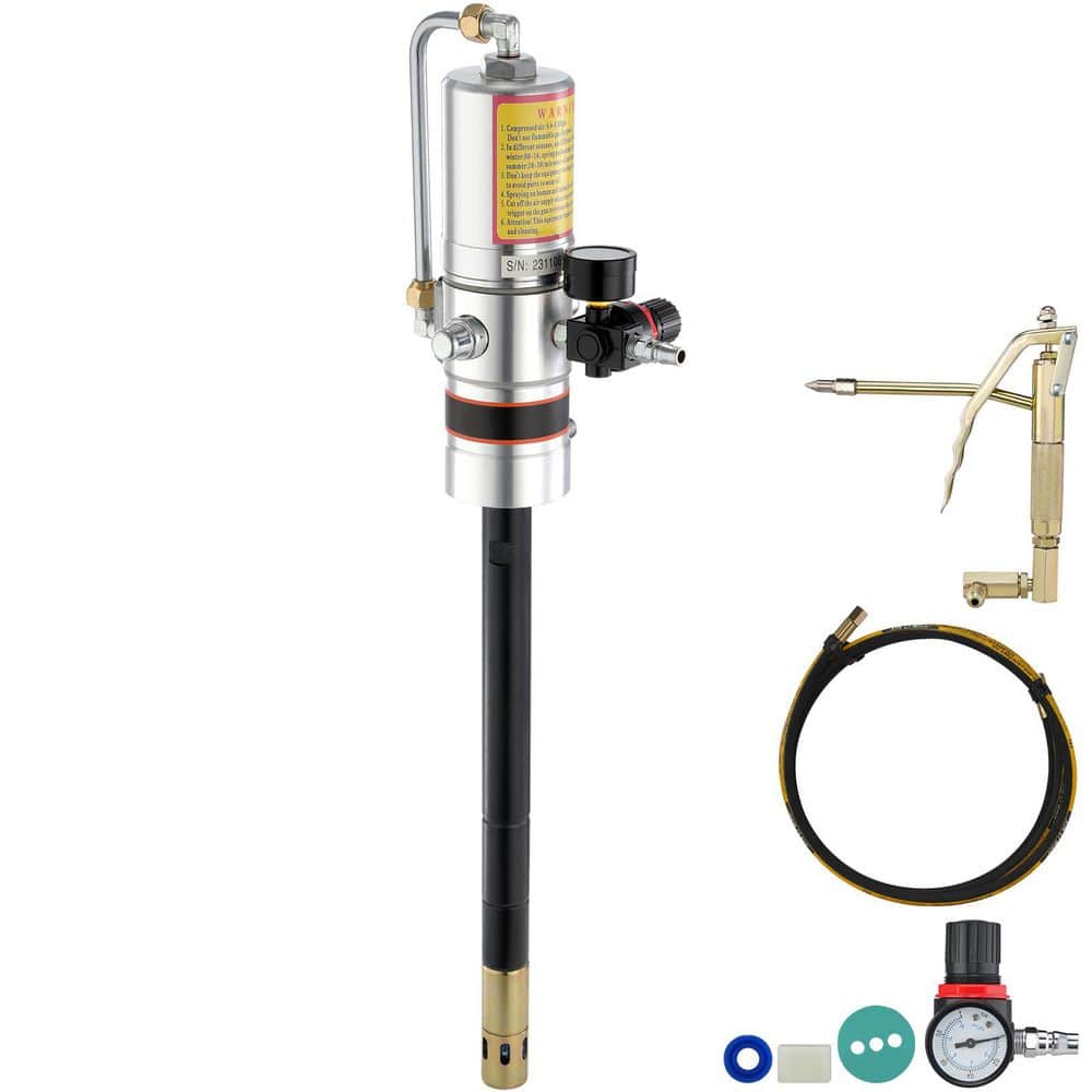 Grease Pump, 50:1 Pressure Ratio Air Operated Grease Pump with 13 ft. High Pressure Hose and Grease Gun, Pneumatic Pump price history on PriceWatchPro