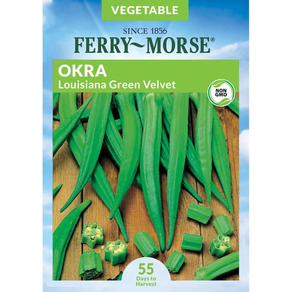Ferry-Morse Okra Louisiana Green Velvet Fruit Seed