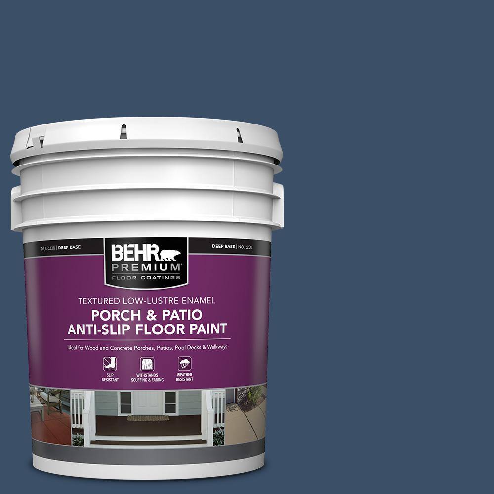 5 gal. #M510-7 Inked Textured Low-Lustre Enamel Interior/Exterior Porch and Patio Anti-Slip Floor Paint price history on PriceWatchPro