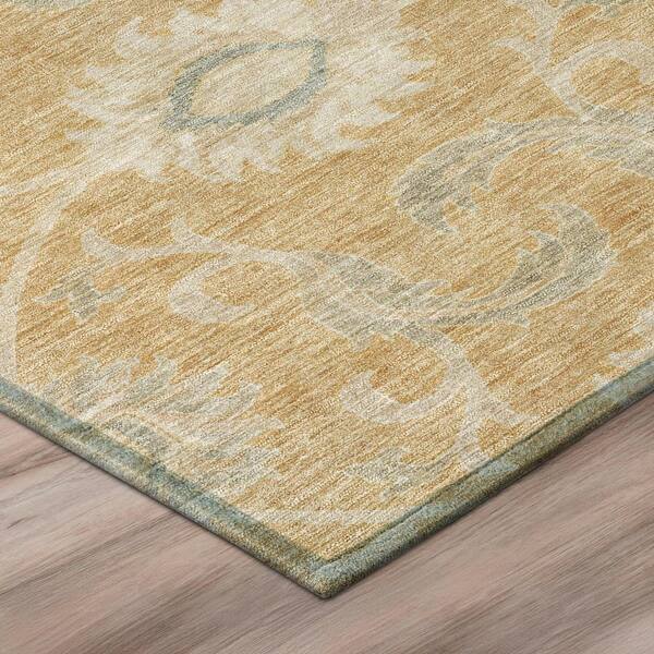 Chantille Machine Washable Indoor/Outdoor Abstract ACN3130 Wheat 2 ft. x 3 ft. Accent Rug