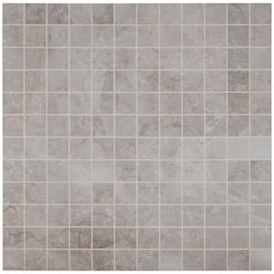 Ansello Grey 12 in. x 12 in. Matte Ceramic Stone Look Wall Tile (8 sq. ft./Case)