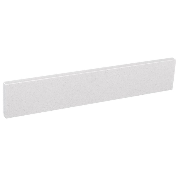 21.25 in. W Quartz Vanity Sidesplash in Snowstorm White
