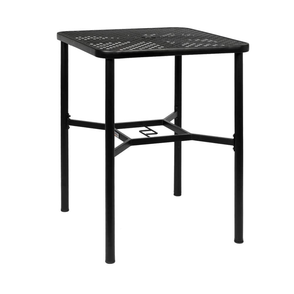 vingli-36-in-h-black-square-metal-bar-height-outdoor-bistro-table-with