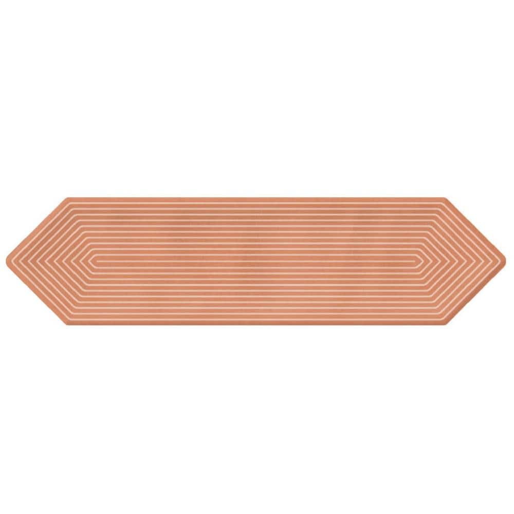 "Ceramic Decor Picket Hexagon Subway 3""x 12""x 10mm Wall Tile Sample - Coral (1 Tile PC/Each)" price history on PriceWatchPro