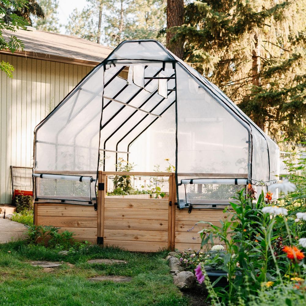 Outdoor Living Today 8 ft. x 12 ft. Cedar Garden in A Box with