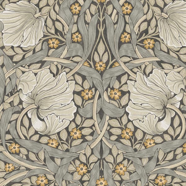 Graham & Brown William Morris at Home Pimpernel Grey Wallpaper 124240 ...