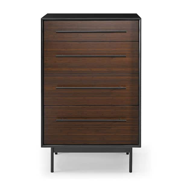 Unbranded Landon Crimson 4-drawer 28.25 in. Chest of Drawers