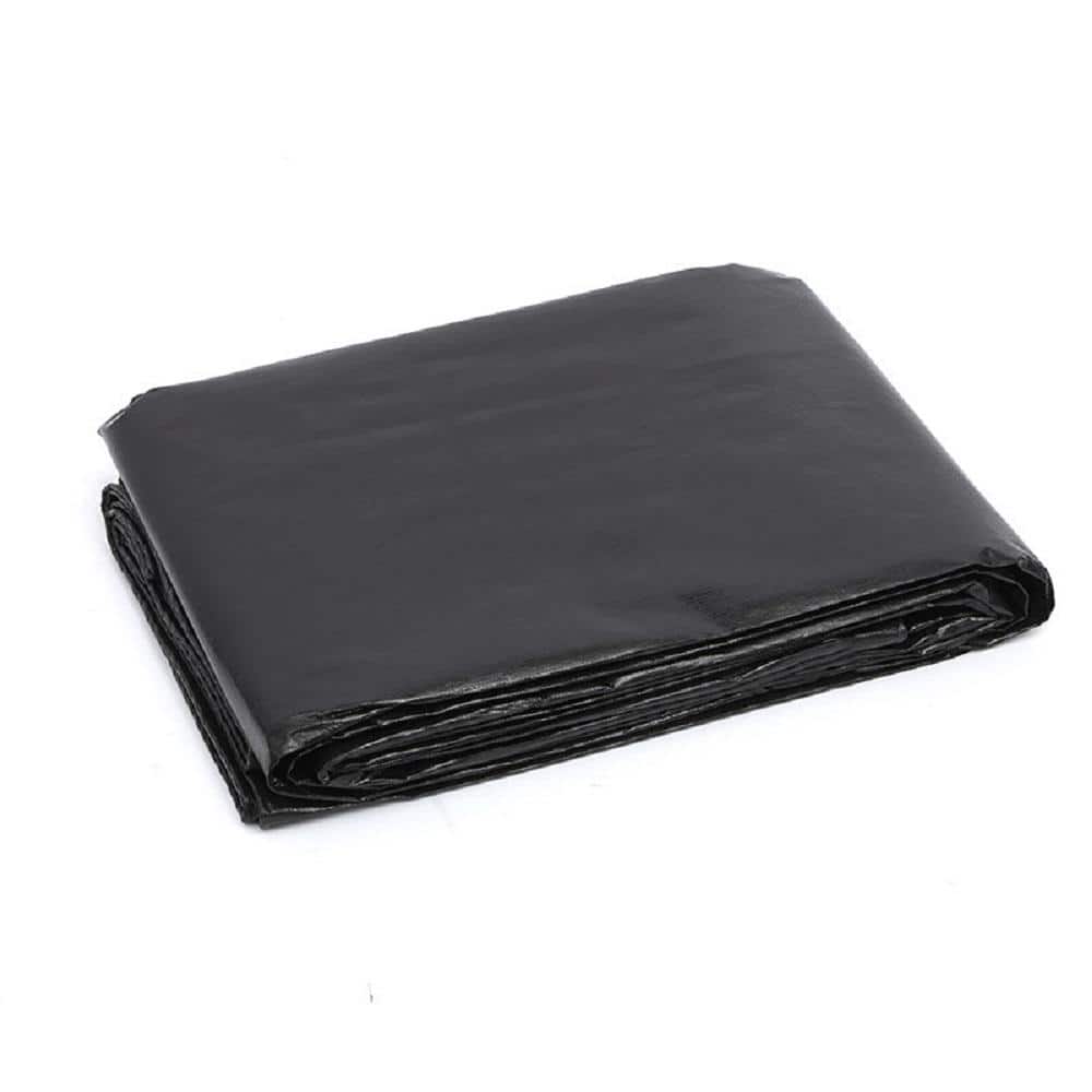 10 ft. x 13 ft. Overlap HDPE Pond Liner, 20 in. Mil Pond Skins for Fish Pon