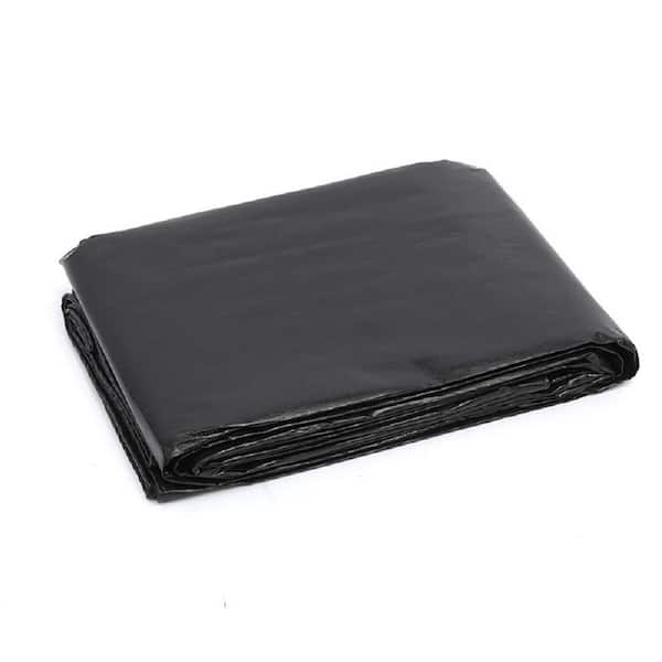 Unbranded 7 ft. x 10 ft. HDPE Pond Liner, 40 Mil Pond Skins for Fish Ponds, Water Features, Fountains and Water Gardens, Black