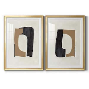 Cardboard Cutouts I By Wexford Homes 2 Pieces Framed Abstract Paper Art Print 22.5 in. x 30.5 in. .