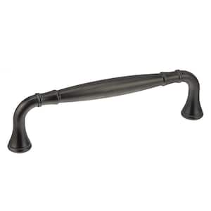 Candiac Collection 5 1/16 in. (128 mm) Antique Nickel Traditional Curved Cabinet Bar Pull