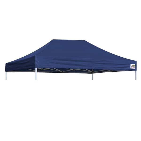 Terracemaster USA Pop Up 10 ft. x 15 ft. Replacement Canopy Tent Top Cover, Instant Ez Canopy Top Cover ONLY (Navy Blue)