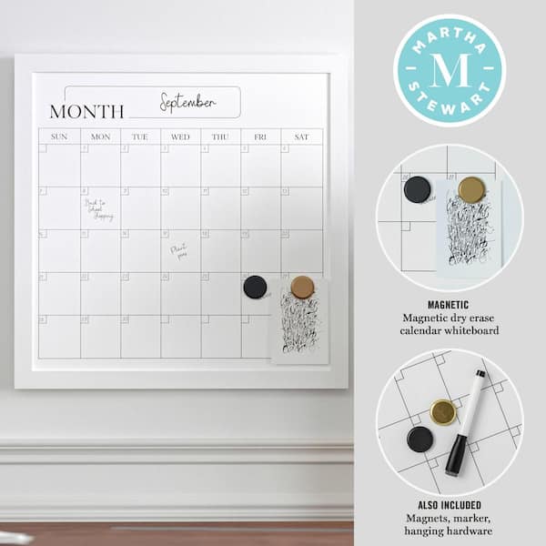 50 Piece Magnetic Calendar for Classroom, Whiteboard - Number Magnets,  Calendar Magnets with Day, Month, Date 