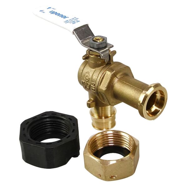 ProPEX 3/4 in. PEX-A Expansion Barb x 1 in. NPSM Lead-Free Brass Elbow Water Meter Valve