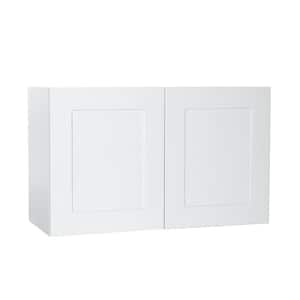 Quick Assemble Modern Style, Shaker White 36 x 18 in. Wall Bridge Kitchen Cabinet (36 in. W x 12 in. D x 18 in. H)