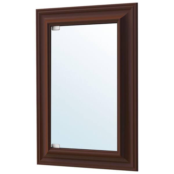 MasterBath 20 in. W x 30 in. H Recessed Medicine Cabinet in Java